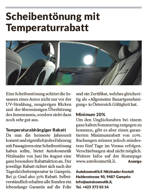 FENSTERTÖNUNG MIT TEMPERATURRABATT